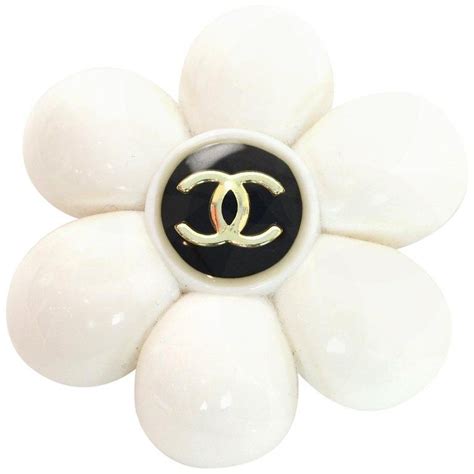 chanel fabric flower brooch|chanel vintage brooch.